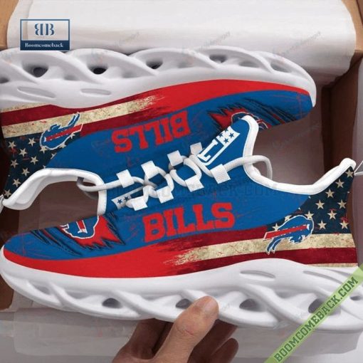 Buffalo Bills American Flag Running Max Soul Shoes 02