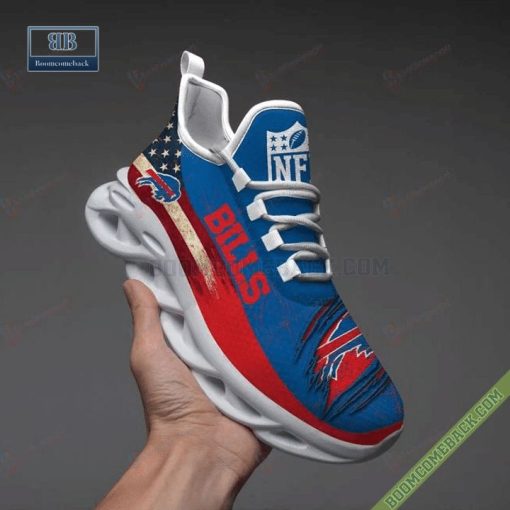 Buffalo Bills American Flag Running Max Soul Shoes 02