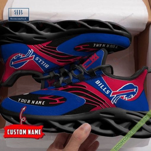 Buffalo Bills Personalized NFL Team Running Max Soul Shoes 18