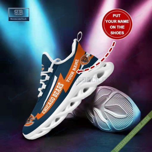 Chicago Bears Personalized NFL Team Running Max Soul Shoes 10