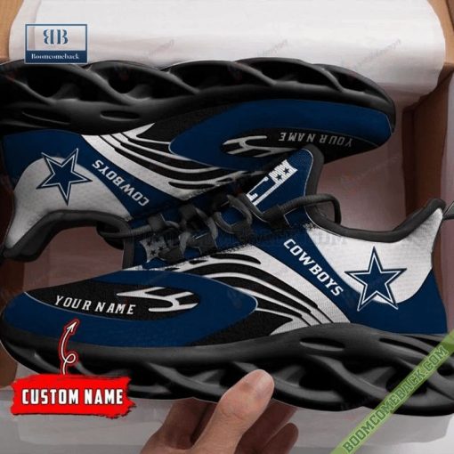 Dallas Cowboys Personalized NFL Team Running Max Soul Shoes 14