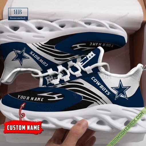 Dallas Cowboys Personalized NFL Team Running Max Soul Shoes 14