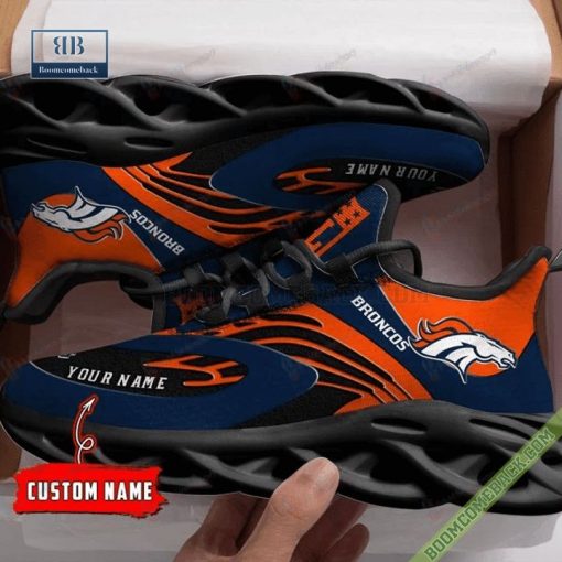 Denver Broncos Personalized NFL Team Running Max Soul Shoes 21