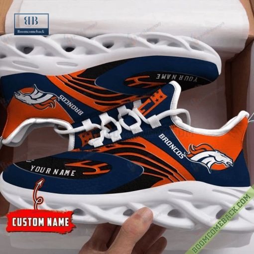 Denver Broncos Personalized NFL Team Running Max Soul Shoes 21