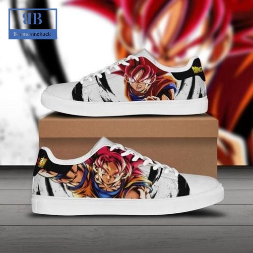 Dragon Ball Super Saiyan God Stan Smith Low Top Shoes