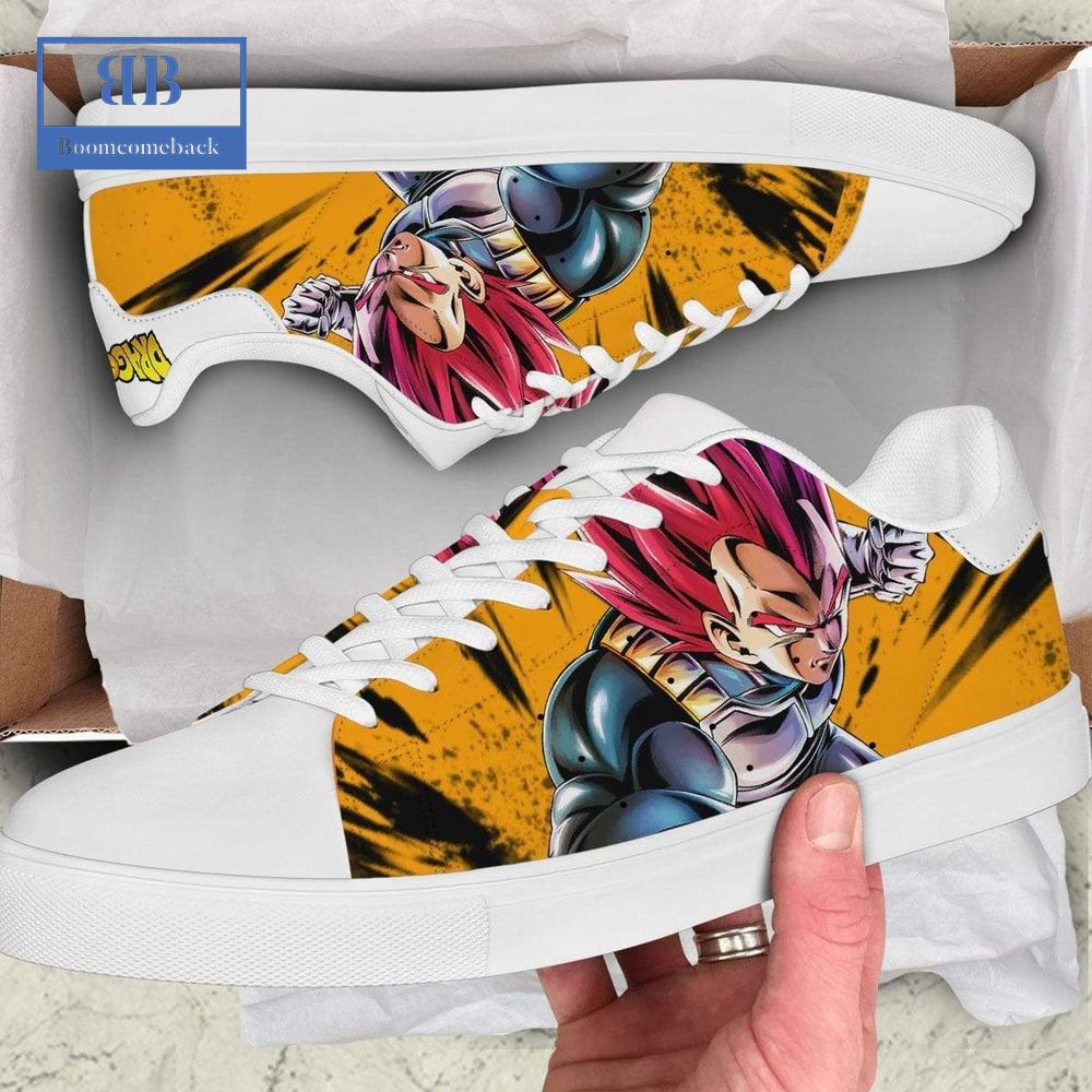 Dragon Ball Vegeta Super Saiyan God Stan Smith Low Top Shoes