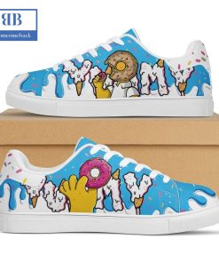 Homer Simpsons Donut Yummy Stan Smith Low Top Shoes