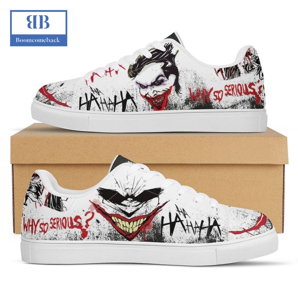 Joker Why So Serious Stan Smith Low Top Shoes Boomcomeback