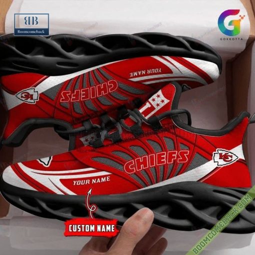 Kansas City Chiefs Custom Name Air Max Running Shoes