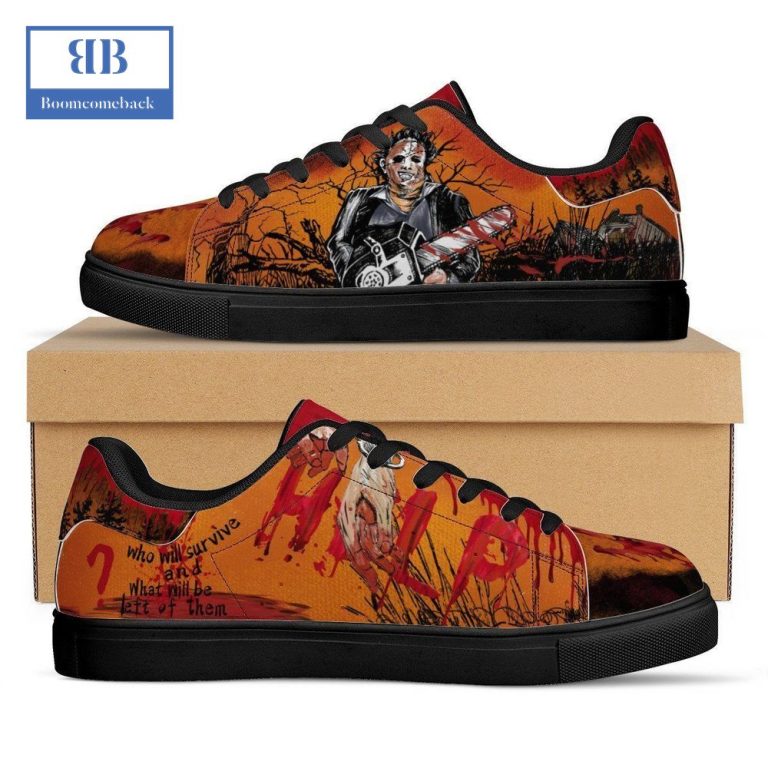 Leatherface Help Stan Smith Low Top Shoes