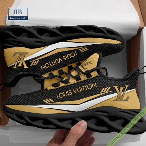Louis Vuitton Black Yellow Max Soul Shoes 2023