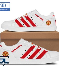 manchester united red devil stan smith low top shoes 5 f8u9U