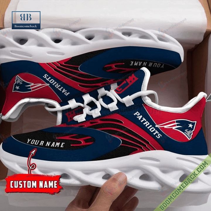 New England Patriots Personalized Air Max Running Shoes