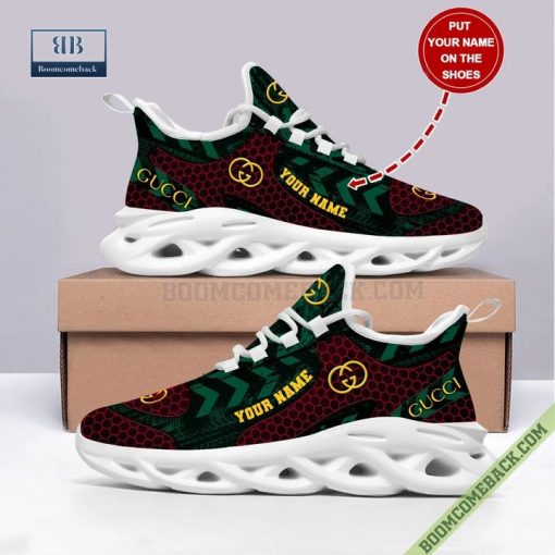 Personalized Gucci Running Max Soul Shoes Sneakers 2023