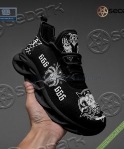 satan 666 satanic skull goat max soul sneaker shoes 9 y1BhU