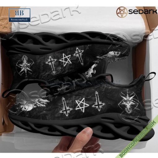 Satan Pentagram Inverted Cross Max Soul Sneaker Shoes