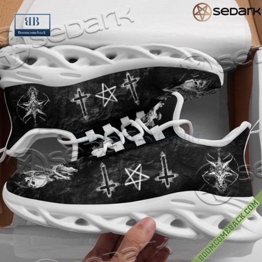 Satan Pentagram Inverted Cross Max Soul Sneaker Shoes