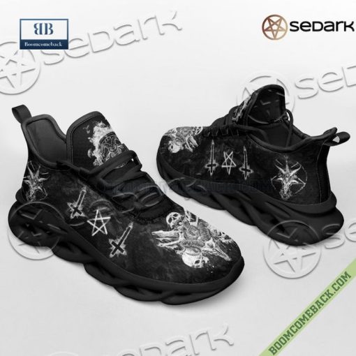 Satan Pentagram Inverted Cross Max Soul Sneaker Shoes