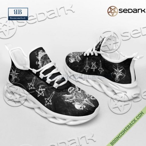 Satan Pentagram Inverted Cross Max Soul Sneaker Shoes