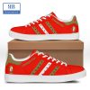 Standard de Liege Brown Red Stripes Stan Smith Low Top Shoes