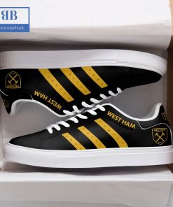 West Ham United FC Yellow Stripes Stan Smith Low Top Shoes