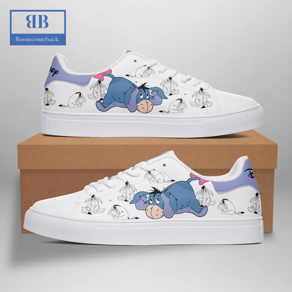 Pittig Mona Lisa Wanneer Winnie The Pooh Eeyore Ver 3 Stan Smith Low Top Shoes - Boomcomeback