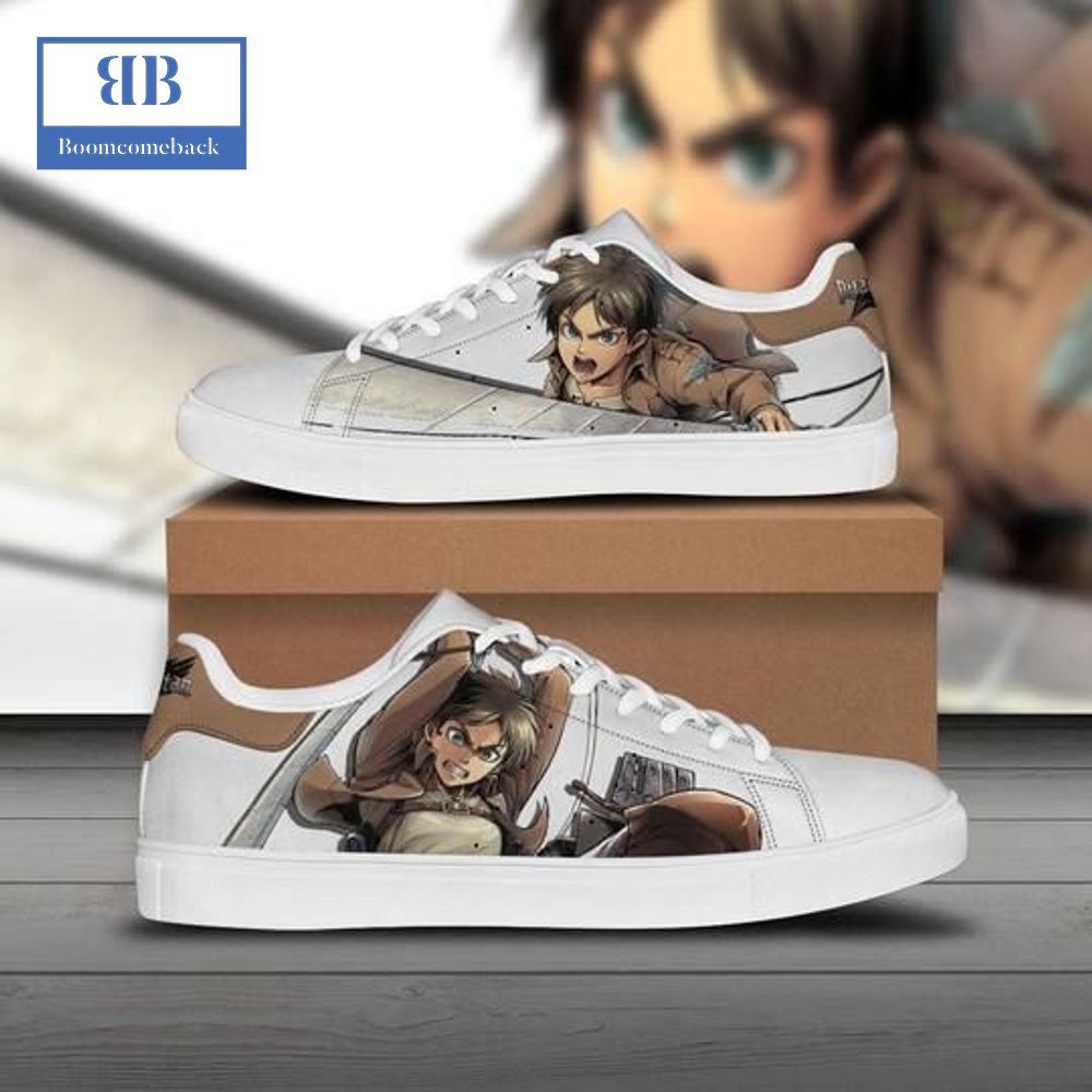 Attack On Titan Eren Yeager Ver 3 Stan Smith Low Top Shoes