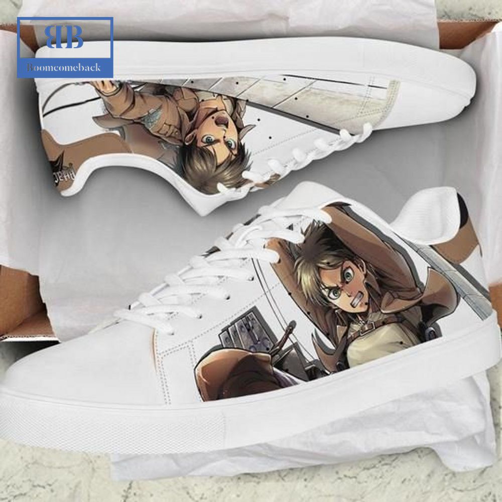 Attack On Titan Eren Yeager Ver 3 Stan Smith Low Top Shoes