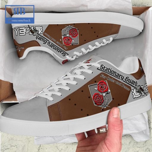 Attack On Titan Stationary Guard For Order And Peace Stan Smith Low Top Shoes