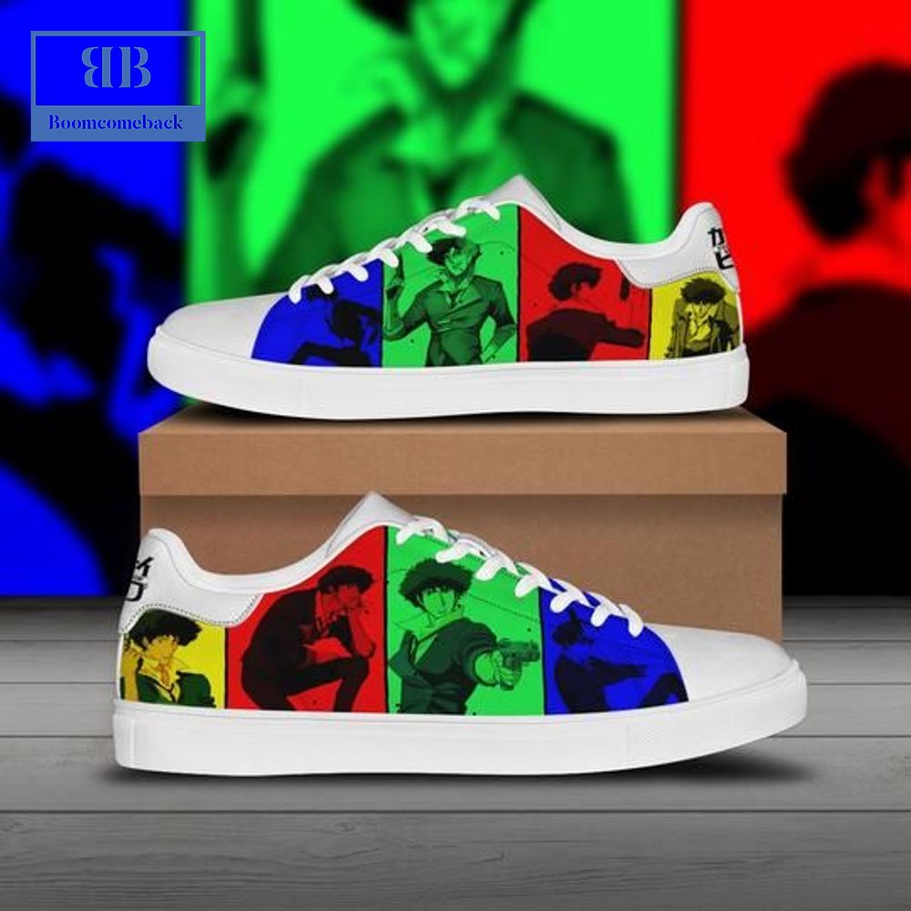 Cowboy Bebop Spike Spiegel Stan Smith Low Top Shoes - Boomcomeback