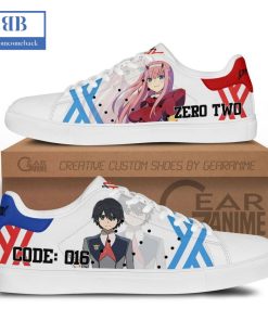 Darling In The Franxx Zero Two And Hiro Code 016 Stan Smith Low Top Shoes