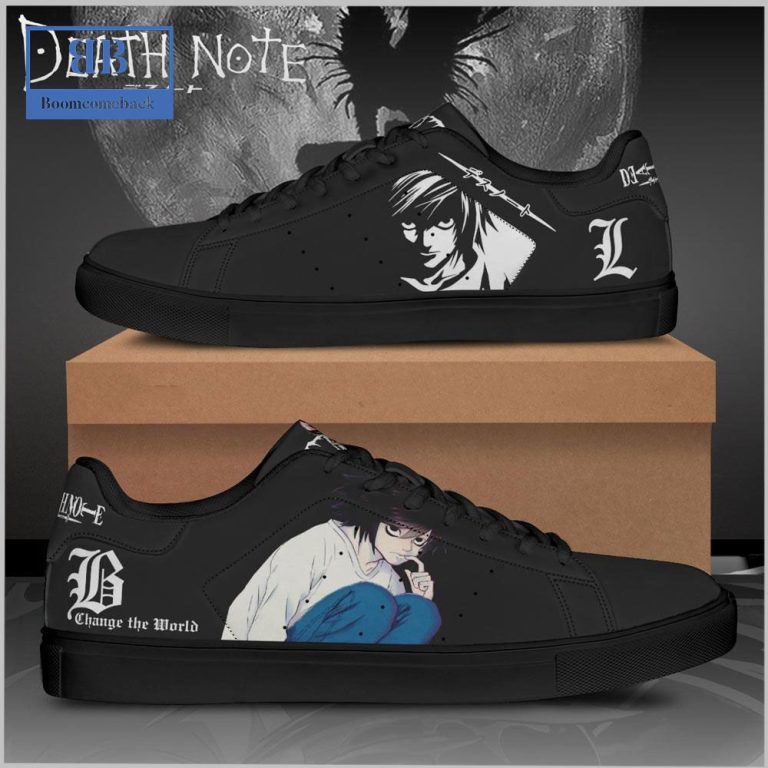 Death Note L Lawliet Change The World Stan Smith Low Top Shoes
