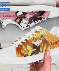 Demon Slayer Agatsuma Zenitsu And Nezuko Kamado Stan Smith Low Top Shoes