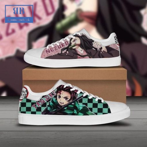 Demon Slayer Kamado Tanjiro Nezuko Kamado Stan Smith Low Top Shoes