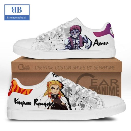 Demon Slayer Kyojuro Rengoku Akaza Stan Smith Low Top Shoes