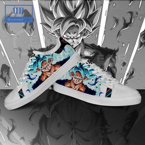 Dragon Ball Goku Super Saiyan Blue Ver 2 Stan Smith Low Top Shoes