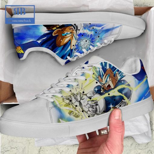 Dragon Ball Vegeta Super Saiyan Blue Stan Smith Low Top Shoes