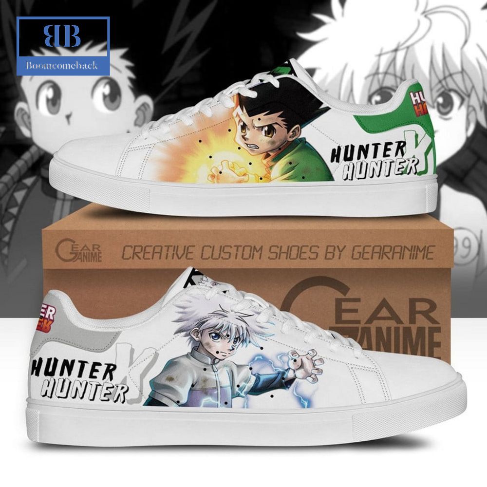 Leorio Paradinight Shoes Custom Hunter x Hunter Anime Slip On Shoes