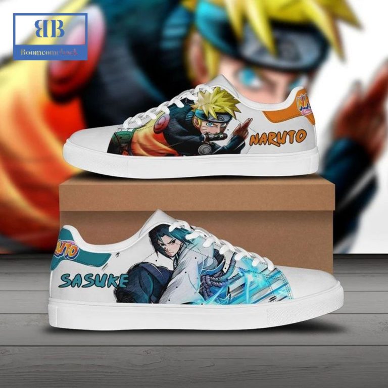 Naruto And Sasuke Stan Smith Low Top Shoes