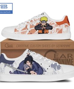 Naruto And Sasuke Uchiha Stan Smith Low Top Shoes