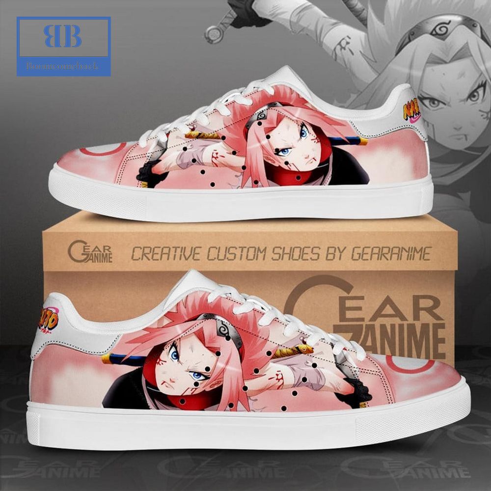 Naruto Sakura Haruno Ver 1 Stan Smith Low Top Shoes