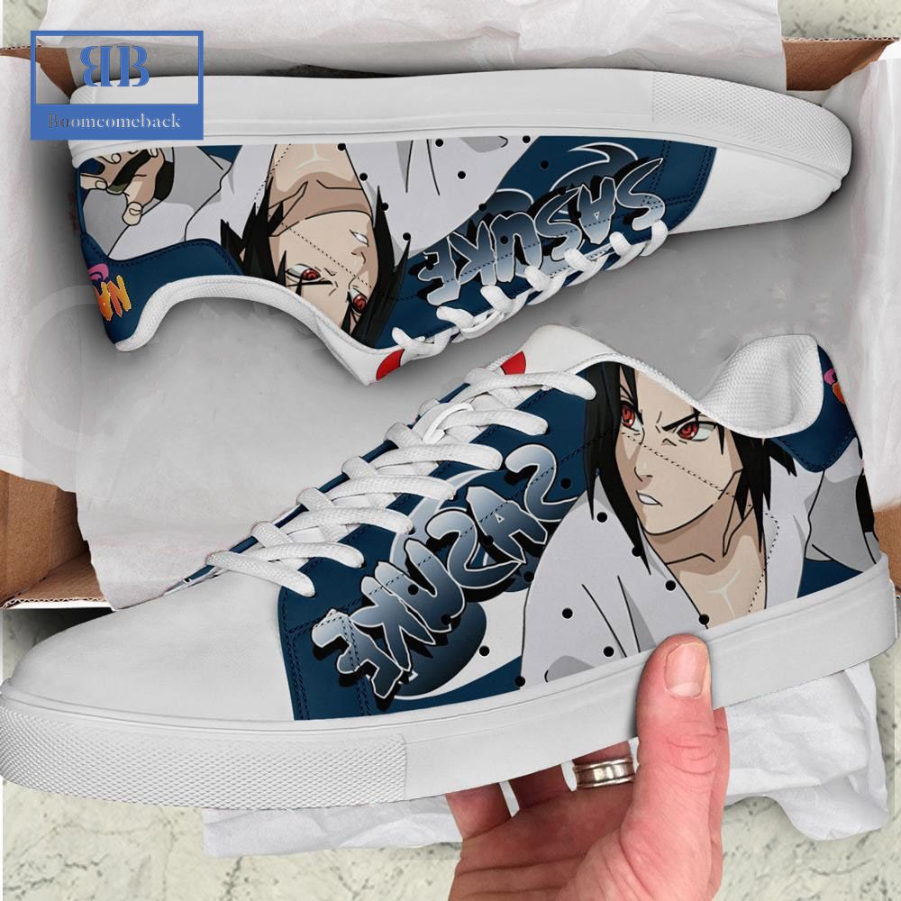 Naruto Sasuke Uchiha Ver 2 Stan Smith Low Top Shoes