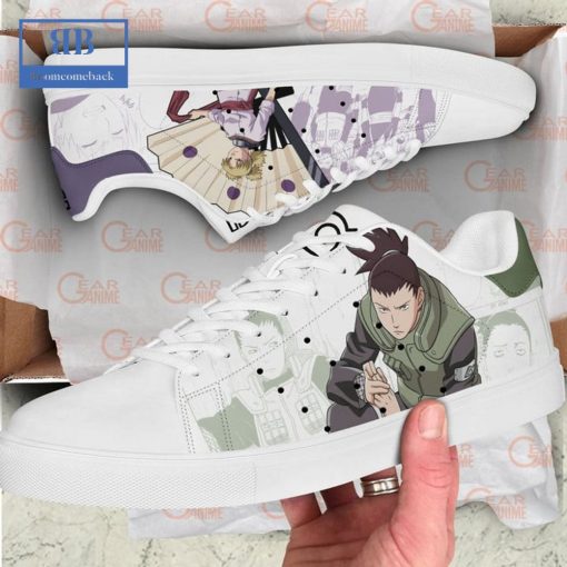 Naruto Shikamaru Nara And Temari Stan Smith Low Top Shoes