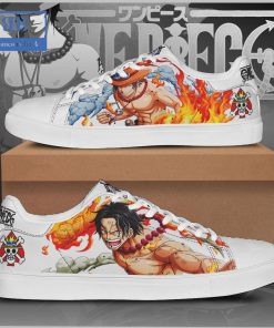 One Piece Portgas D. Ace Stan Smith Low Top Shoes