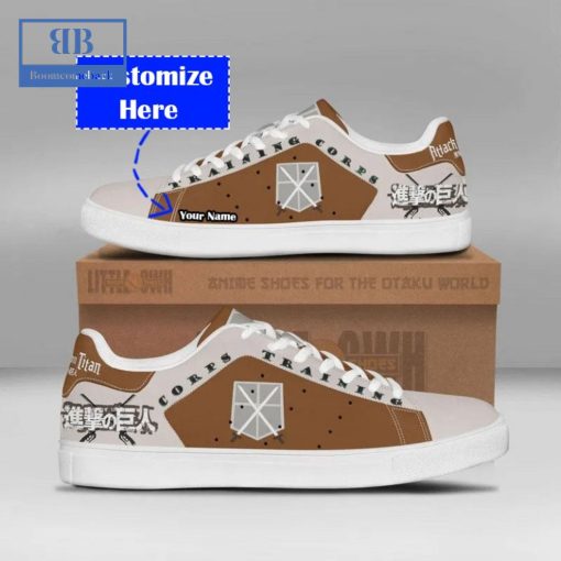 Personalized Name Attack On Titan Training Corps Stan Smith Shoes