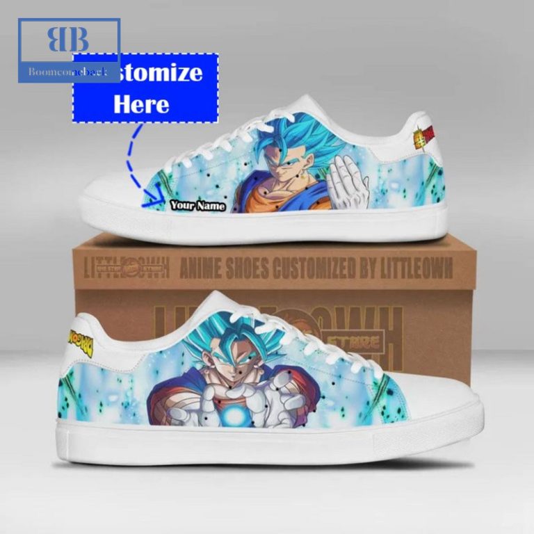 Personalized Name Dragon Ball Vegito Super Saiyan Blue Stan Smith Shoes