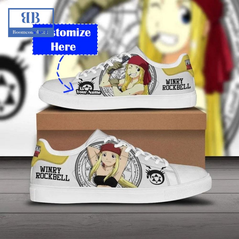 Personalized Name Fullmetal Alchemist Winry Rockbell Stan Smith Shoes
