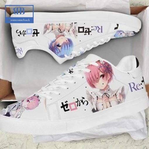 Re Zero Starting Life In Another Word Ram And Rem Stan Smith Low Top Shoes