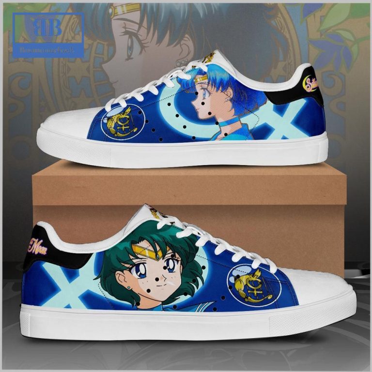 Sailor Moon Sailor Mercury Stan Smith Low Top Shoes