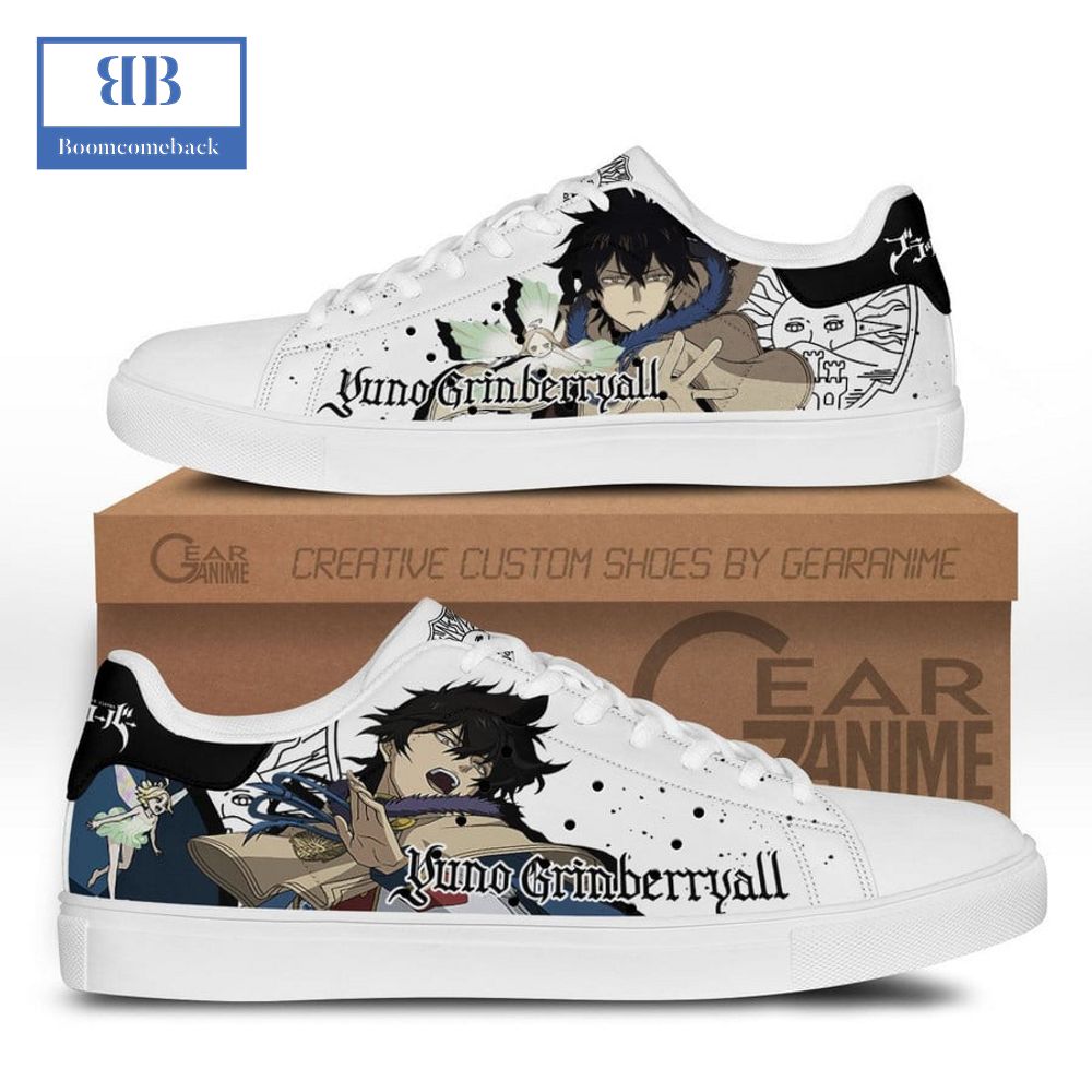 Black Clover Yuno Grinberryall Stan Smith Low Top Shoes